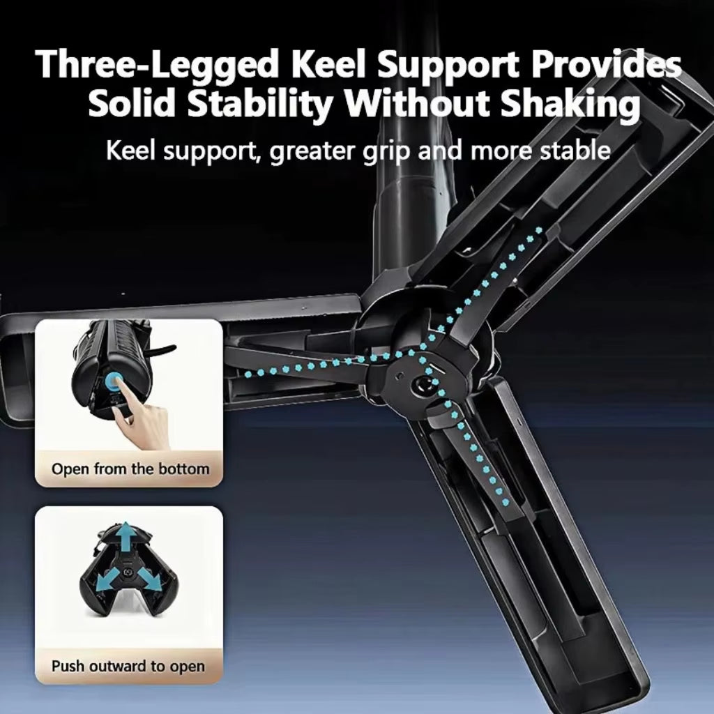 Versatile 4-in-1 Magnetic Tripod & Selfie Stick for Effortless Photography