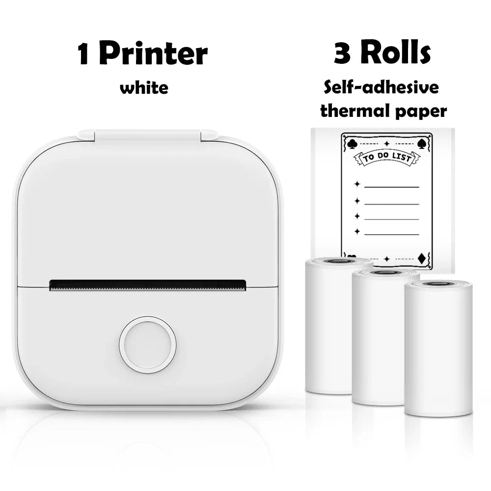 Phomemo T02 Mini Bluetooth Thermal Printer – Your Portable Solution for Stickers and Labels