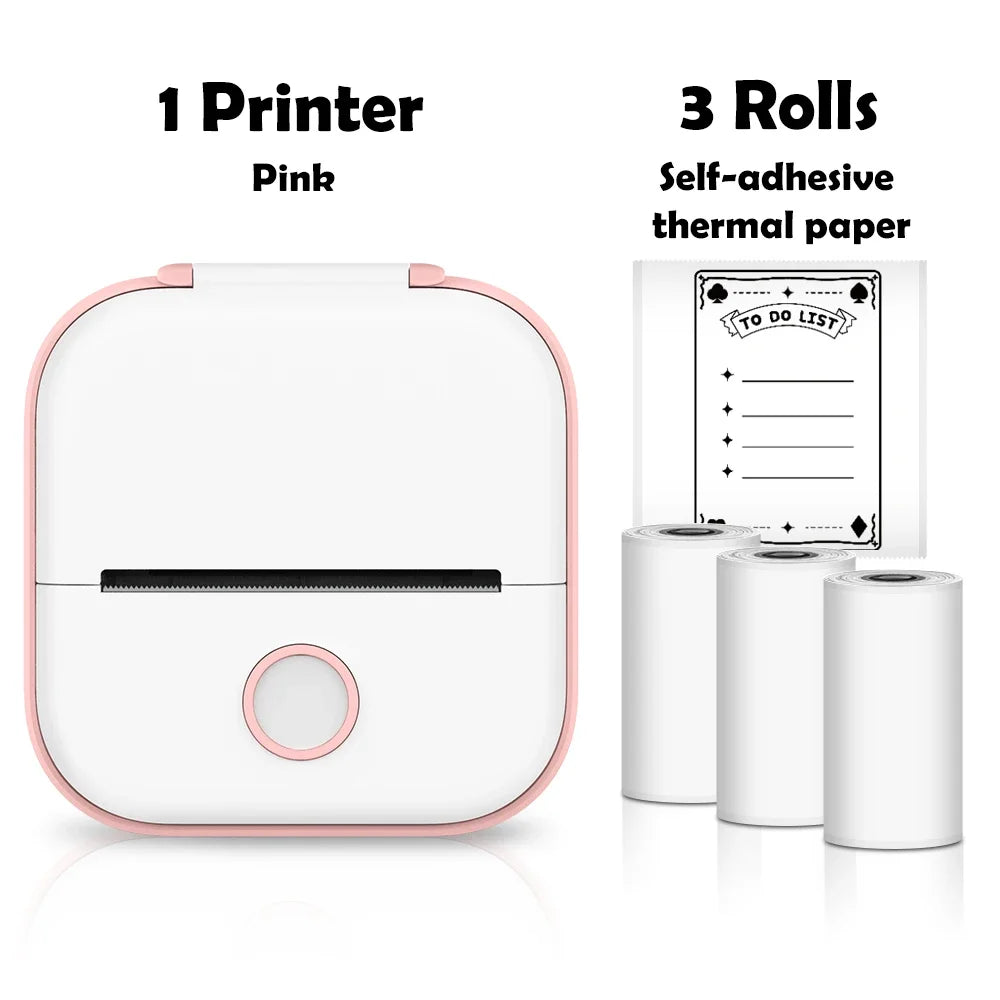 Phomemo T02 Mini Bluetooth Thermal Printer – Your Portable Solution for Stickers and Labels