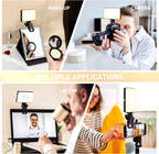 Illuminate Your Selfies: 120 LED Rechargeable Clip-On Video Light for Perfect Content Creation