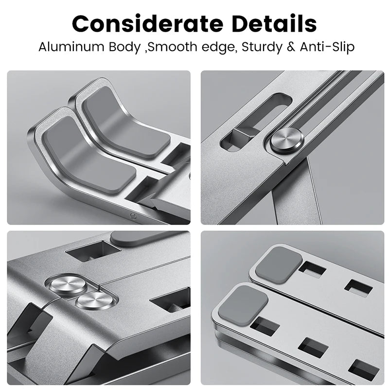 Elevate Your Workspace with the Adjustable Foldable Laptop Stand
