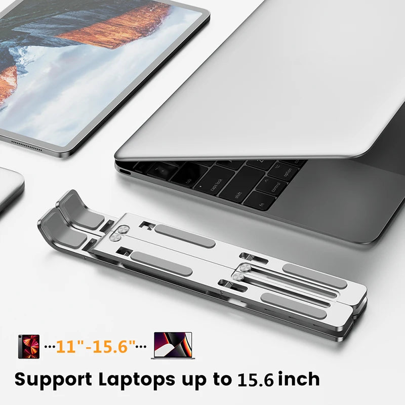 Elevate Your Workspace with the Adjustable Foldable Laptop Stand