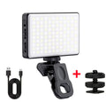 Illuminate Your Selfies: 120 LED Rechargeable Clip-On Video Light for Perfect Content Creation