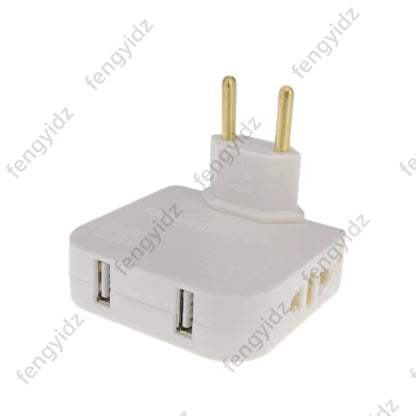 Transform Your Travel Experience with the 3-in-1 Foldable EU Power Socket Plug Adapter - US to EU Converter