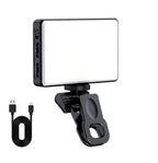 Illuminate Your Selfies: 120 LED Rechargeable Clip-On Video Light for Perfect Content Creation