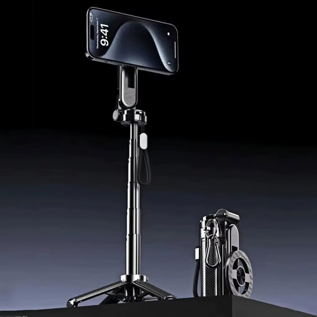 Versatile 4-in-1 Magnetic Tripod & Selfie Stick for Effortless Photography