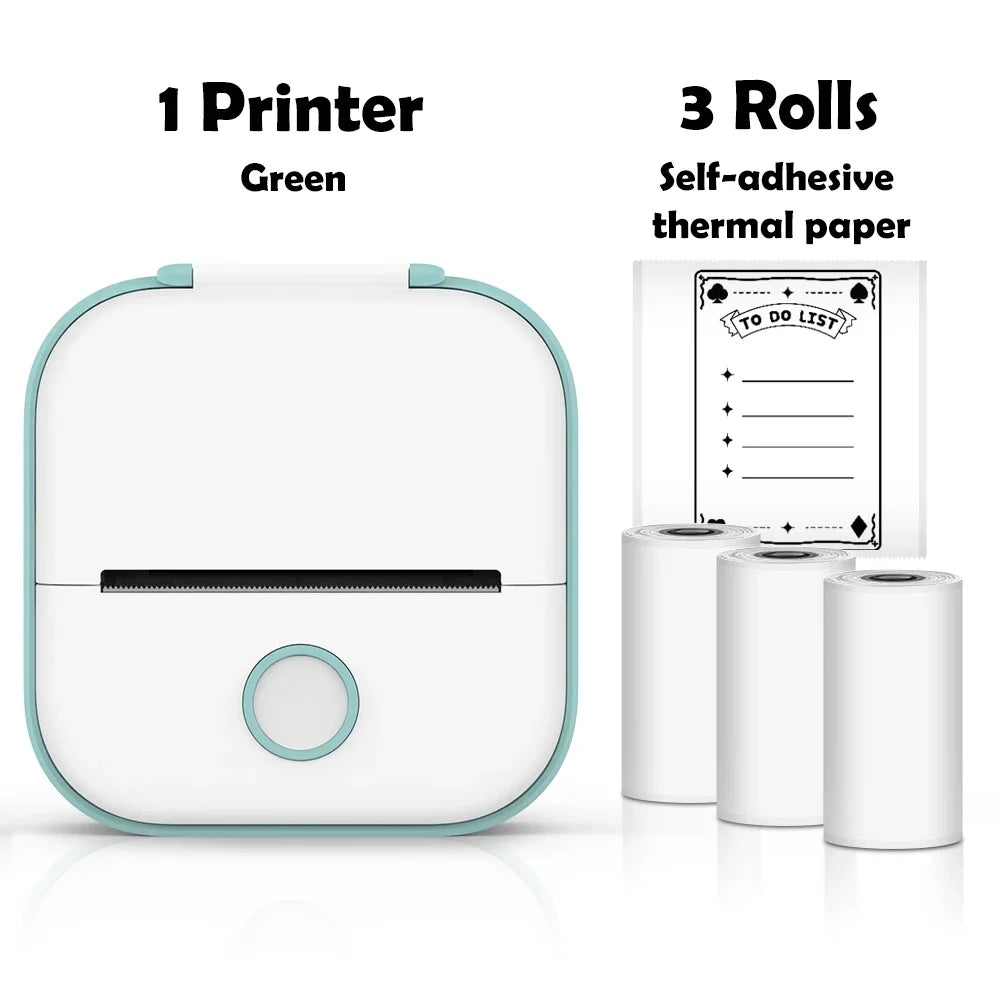 Phomemo T02 Mini Bluetooth Thermal Printer – Your Portable Solution for Stickers and Labels