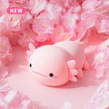 Adorable Axolotl Silicone Night Light – Rechargeable Touch-Control Lamp for Cozy Nights