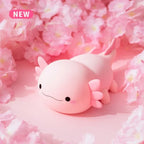 Adorable Axolotl Silicone Night Light – Rechargeable Touch-Control Lamp for Cozy Nights